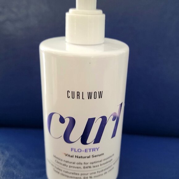 Curl Wow Curl Flo-etry Vital Natural Serum NEW Full Bottle - Picture 5 of 12